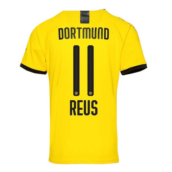 Tailandia Camiseta Borussia Dortmund NO.11 Reus 1ª Kit 2019 2020 Amarillo